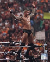 Randy Orton Wrestlemania 26 Action Fine Art Print