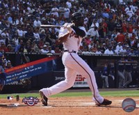Jason Heyward 1st MLB Home Run with Overlay Fine Art Print