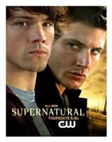 Supernatural (TV) Sam & Dean Winchester Fine Art Print