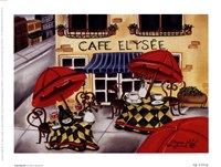 Cafe Elysee Fine Art Print