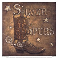 Silver Spurs Fine Art Print