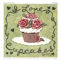 I Love Cupcakes Fine Art Print