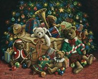 Teddy Bear Christmas Fine Art Print
