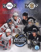 2011 NHL Winter Classic Matchup Composite Fine Art Print