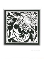 Graphic Floral Motif II Fine Art Print