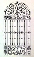 Wrought Iron Gate III Fine Art Print