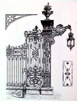 Wrought Iron Gate IV Fine Art Print