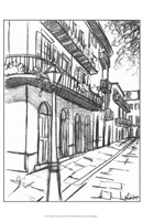 Sketches of Downtown I Fine Art Print