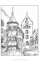 Sketches of Downtown II Fine Art Print