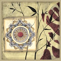 Printed Moonlit Rosette II Fine Art Print