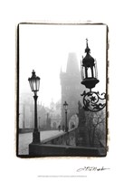 Charles Bridge in Morning Fog I Fine Art Print