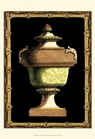 Jade Urn on Black III Fine Art Print