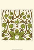 Small Lotus Tapestry I Framed Print