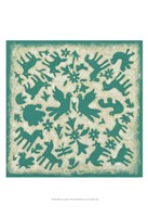 Folk Story in Jade Fine Art Print