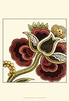 Small Paprika Floral I Fine Art Print