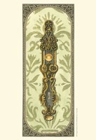 Elegant Escutcheon II Fine Art Print