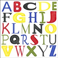 Kid's Room Letters Fine Art Print