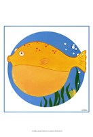 Billy the Blowfish by June Erica Vess - 13" x 19"