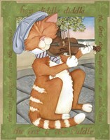 The Cat & The Fiddle Fine Art Print