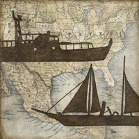 Travel Silhouette III Fine Art Print