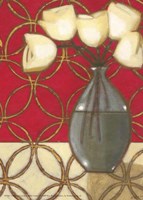 Composition in Red, Gold, Cream I Fine Art Print