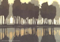 Lake at Dawn I Fine Art Print