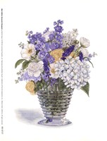 White Ranacule Bouquet Fine Art Print