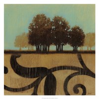 Mediterranean Twilight I Framed Print