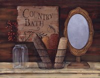 Country Bath by Pam Britton - 14" x 11"
