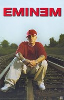 Eminem On Train Tracks Wall Poster