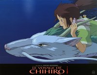 Spirited Away (French Title) - riding Wall Poster