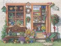 Fancy Flower Shoppe Fine Art Print