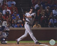 Aubrey Huff Game Four of the 2010 World Series Home Run - 10" x 8"