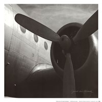 Vintage Flight III by Janet Van Arsdale - 13" x 13"