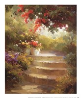 Garden Steps Fine Art Print