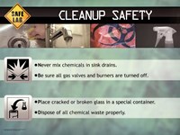 Cleanup Safety Wall Poster