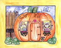 Mr and Mrs Pumpkin Eater Fine Art Print