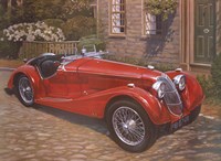 Riley Red Roadster Fine Art Print