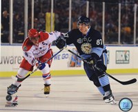 Alex Ovechkin & Sidney Crosby 2011 NHL Winter Classic Action - 10" x 8"