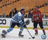 Mario Lemieux 2011 NHL Winter Classic Alumni Game Action - 10" x 8"
