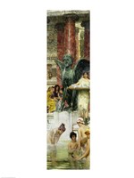 In the Roman Baths, or Roman Women In The Bath, 1876 Fine Art Print