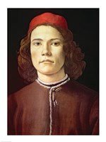 Portrait of a Young Man, c.1480-85 Fine Art Print