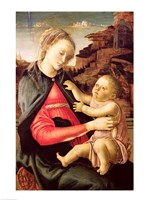 The Virgin and Child (Madonna of the Guidi da Faenza) c.1465-70 Fine Art Print