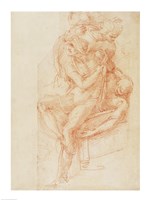 Study of Lazarus and two Attendant Figure Fine Art Print