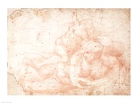 Study of a Male and Female Nude Fine Art Print