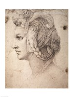 Study of Head Fine Art Print