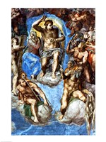 Christ, detail from 'The Last Judgement', in the Sistine Chapel Fine Art Print