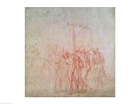 Inv. 1895 6-15-500. R. (W.15) The Flagellation of Christ Fine Art Print