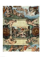 Sistine Chapel Ceiling (1508-12): The Sacrifice of Noah, 1508-10 Fine Art Print
