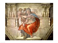 Sistine Chapel Ceiling: Delphic Sibyl Fine Art Print